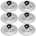 thumbnail image 1 of 6pcs Musical Instrumen Belly Dance Iron Finger Cymbals Percussion Cymbals Dancing Props Percussion Instrument (Silver), 1 of 9