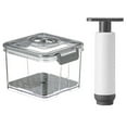 thumbnail image 1 of Oleegame 1PC Produce Storage Qianha Mall Vacuum Seal Containers Food Fresh %26 Container For Vacuum Seal Vacuum Container With Handhe Gray, 1 of 5