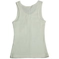 thumbnail image 2 of Cool Island Girls Cotton Sleeveless Jeweled Shirt Top 9623-5 (white), 2 of 3