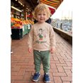 thumbnail image 3 of RUINIXCW Baby Boy Fall Outfits Long Sleeve Goose Print Sweatshirt + Pants Set Toddler Clothes, 3 of 9