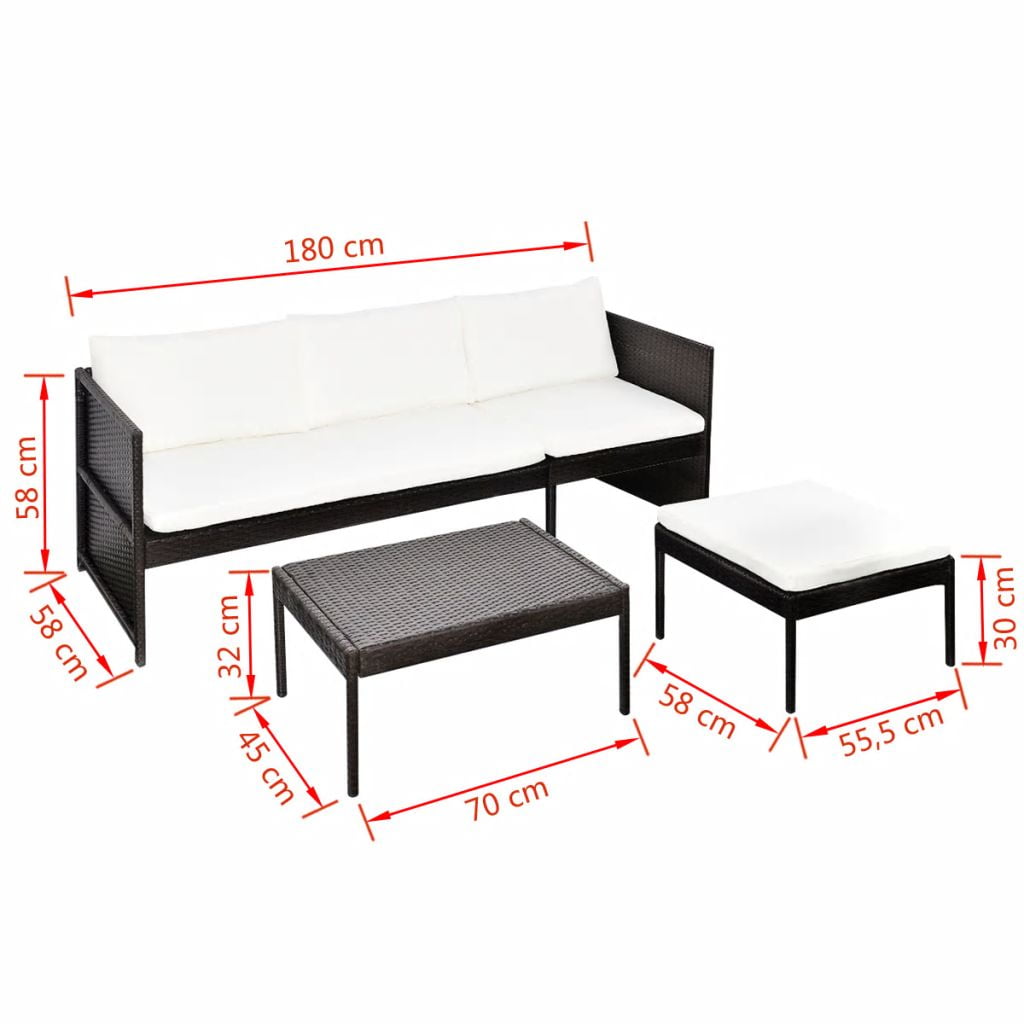 Lowestbest Patio Conversation Set, 2 Ways Small Sectional Sofa Lounge and Love Seat with Cushions Lowestbest Patio Conversation Set, 2 Ways Small Sectional Sofa Lounge and Love Seat with Cushions