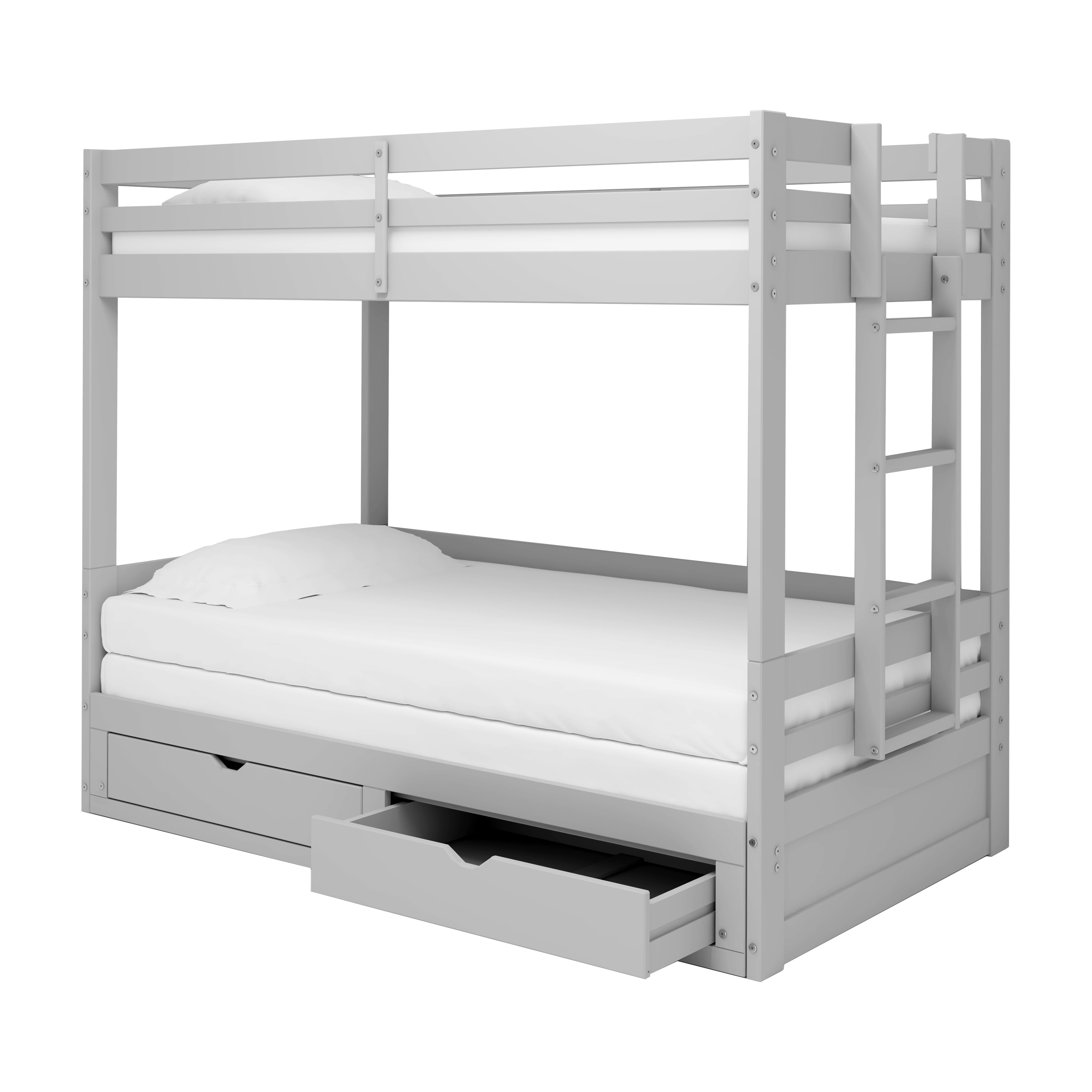 Alaterre Jasper Twin to King Extending Day Bed with Bunk Bed and