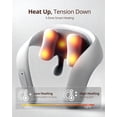 thumbnail image 5 of ibreo Shiatsu Neck and Back, Shoulder Massager with Heat, Massage Head Adjustable and 4 Massage Modes, 6D Kneading Deep Tissue for Pain Relief (N5 Mini S3), 5 of 10