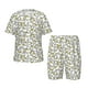 thumbnail image 1 of Fotbe Ducky Pijama Estampada de 2 Piezas para Niños – Ropa de Dormir de Manga Corta Cómoda para Niños y Niñas, Camiseta y Shorts de Algodón-Small, 1 of 6