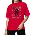 thumbnail image 2 of Jingle Hells Krampus Design Women's T-shirt, 2 of 3