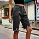 thumbnail image 4 of 2026 Bermudas de mezclilla for mujer, pantalones cortos holgados informales de talle alto Y2k, pantalones cortos Cargo de moda de verano, 4 of 7