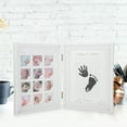 thumbnail image 5 of Baby Picture Frame Newborn Handprint Footprint Frame Baby Milestone Picture Frame, 5 of 5