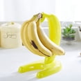 thumbnail image 4 of 1 Pcs Plastic Banana Hanger Floor Type Fruit Holder Rack & 1 Pcs European Delicate Fruit Plate, Luxury Gold Tray, 4 of 7