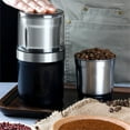 thumbnail image 2 of Moulin à Café Électrique Multi-Usage – Grande Capacité en Acier Inoxydable, Broyage Rapide à 360°, Détachable/lavable, Moulin à Café à une Touche pour Usage Domestique, pour Assaisonnement de Noix Grains de Café, 2 of 7
