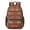 Geometric Triangle Brown, variant on Geometric Triangle Brown Pattern 17" School Backpacks for Teens,Waterproof Oxford Fabric,S-Shape Padded Straps for School,Travel,Hiking,Camping
