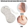 thumbnail image 2 of Unique Bargains 2 Pcs Foot Care Exfoliating Scrub Stone Fine and Coarse Figure 8 Pumice Stone Foot File Double Sided, 2 of 7
