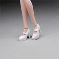thumbnail image 3 of Dalazy Chaussures de Poupée Talons Hauts Élégants Accessoires pour Poupée 1/6 Fille Blanc 1Set, 3 of 6