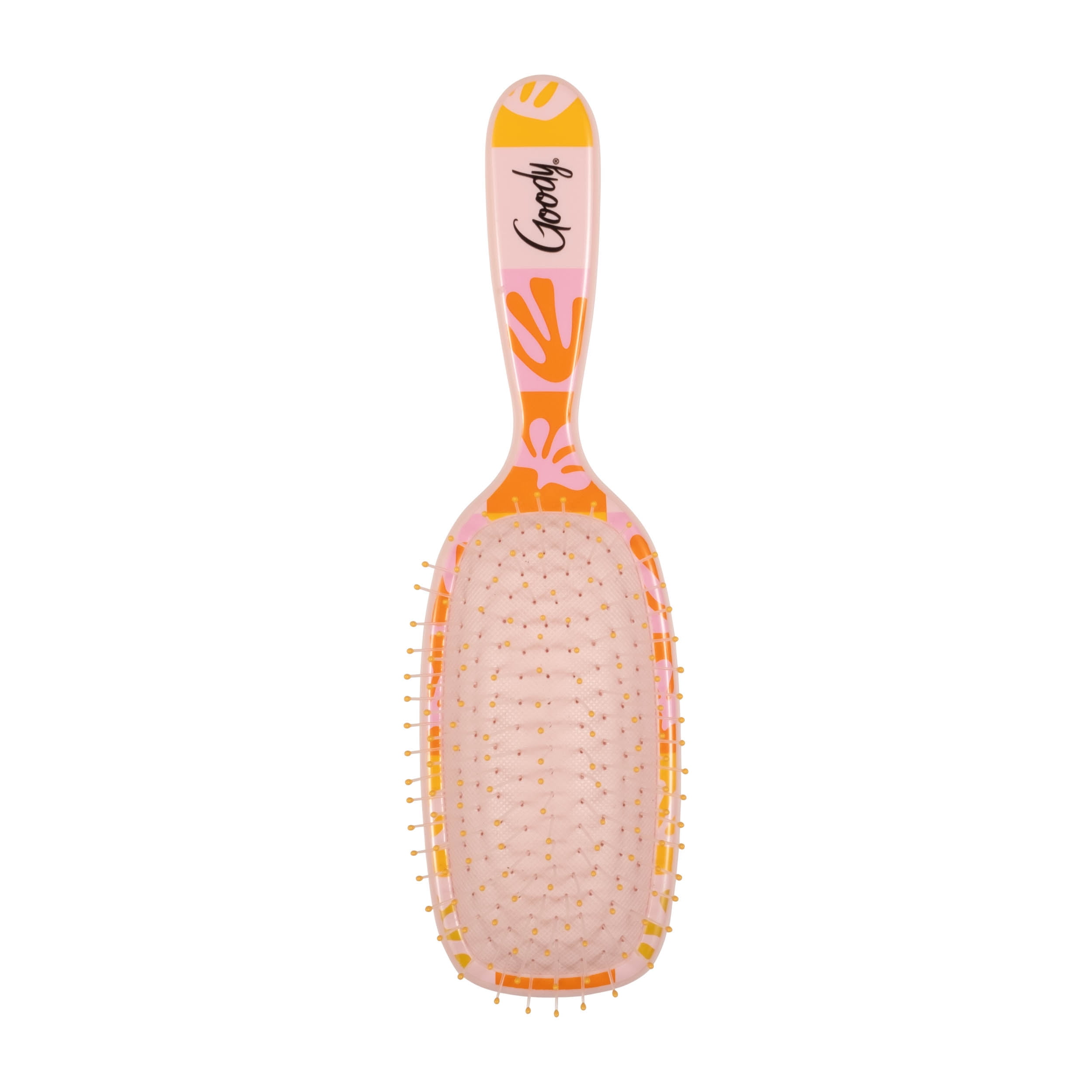 Goody Tru x Maeberry Ouchless Cushion Detangler Brush, Tangle-Free Styling, All Hair Types, 1 Ct