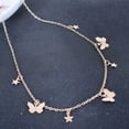 thumbnail image 7 of Guodhu Dainty Butterfly Bow Necklace for Women, Gold Silver Plated Choker Women's Clavicle Pendant Necklaces for Women Daily & Simple Jewelry Gift, 7 of 7