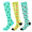 Blue Yellow Blue, variant on 3 Pairs Medical Sport Compression Socks - 15-20mmhg Graduated Knee-High Support for Men & Women, Ideal for Soccer, Running, and Nurses