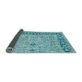 thumbnail image 2 of Ahgly Company Indoor Rectangle Persian Light Blue Traditional Area Rugs, 7' x 10', 2 of 4