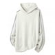 thumbnail image 1 of pstuiky manga larga para hombre, Sudadera con capucha de manga larga para hombre, holgada, informal, con bolsillos y mangas al hombro, de color liso Tops de hombre xl, 1 of 8