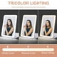 thumbnail image 2 of Espejo LED plegable para maquillaje de viaje Mocado, 5 x 7 pulgadas, blanco, 2 of 9