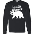 thumbnail image 3 of Inktastic Auntie Bear in White Long Sleeve T-Shirt, 3 of 5