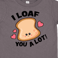 thumbnail image 4 of Inktastic I Loaf You a Lot with Cute Bread Clip Art Boys or Girls Toddler T-Shirt, 4 of 5