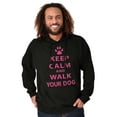 thumbnail image 5 of Keep Calm Walk Your Dog Pet Owner Hoodie Sweatshirt Women Men Brisco Brands S, 5 of 5