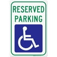 thumbnail image 1 of South Dakota Handicap Parking Sign, Reserved Parking Sign, 24x36 Corrugated Plastic, 1 of 7