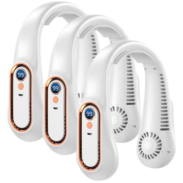 Ventiladores Electricos VentDepot 3Pzas Blanco 5W 5 Velocidades Plástico ABS Ventilador de Cuello