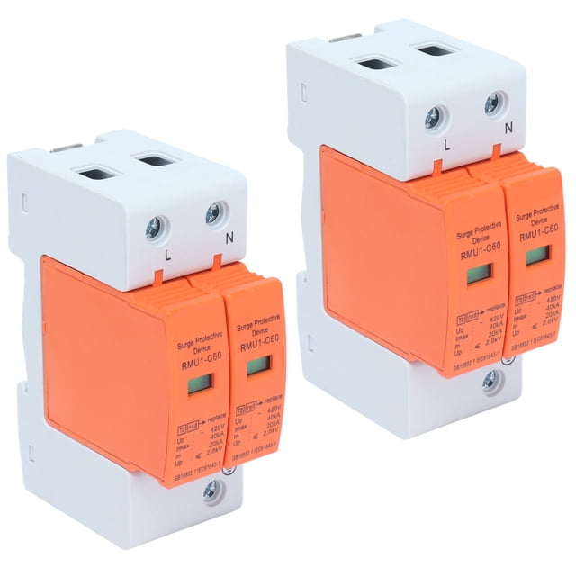 Dispositivo Protector De Pararrayos EOTVIA SPD Ignífugos Para PC Voltaje De CA 2 Piezas Para Electrodomésticos