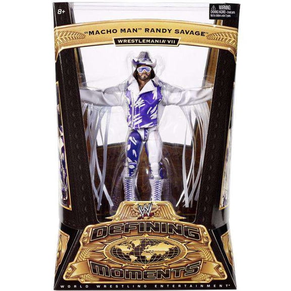 WWE Wrestling Series 1 Macho Man Randy Savage Action Figure (Wrestlemania VII)
