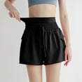 thumbnail image 2 of Besolor Womens High Waisted Athletic Shorts Workout Gym Running Shorts Activewear with Pockets Drawstring, 2 of 4