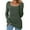 Army Green, variant on XFLWAM Women's Solid Color Tunic Sweaters Lightweight Fall Casual Long Sleeve Square Neck Pullover Tops Beige XXL