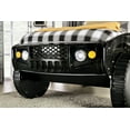thumbnail image 2 of Modern Novelty Twin Bed: Speed Jeep Design, High Gloss Black Finish, LED Headlights, MDF & Metal Structure, Slat Kit Included, Bedroom Furniture 82"L x 52"W, 2 of 8