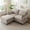 Khaki, variant on 73'' Loveseat Sofa with All Seats Storage, Modular Sectional Couch with Deep Seat,Oversized Comfy Couch with 7.8'' Cushion for Living Room,Bedroom,Chenille,Green