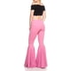 thumbnail image 5 of Sonducket Pantalones de amplia aplicación en varios tamaños disponibles, pantalones acampanados de cintura alta, pantalones acampanados para Prendas para la parte inferior del cuerpo rosa SG, 5 of 6