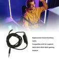 thumbnail image 3 of Cable de auriculares de 3.5 mm, auricular de volumen de volumen de alambre tejido auriculares de sonido aux cable portátil de 5.6 pasteles Micéndico en línea para g635 para g9333, 3 of 7