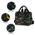 thumbnail image 5 of joogoo Cartoon Dinosaur Insulated Lunch Bags Reusable Cooler Box with Shoulder Strap, 5 of 6