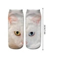 thumbnail image 4 of YHAICO Winter Socks for Women White Mid-calf Socks Warm Snow Socks Face Print Socks - Cute Mid-calf Socks Unisex Made of Soft and Breathable Fabric Suitable for Everyday Wear/gifting, 4 of 5