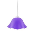 thumbnail image 1 of Candelabro con forma de flor, pantalla de techo, cubierta de pantalla, accesorio de iluminación colgante Púrpura Zulema Pantalla de lámpara, 1 of 8