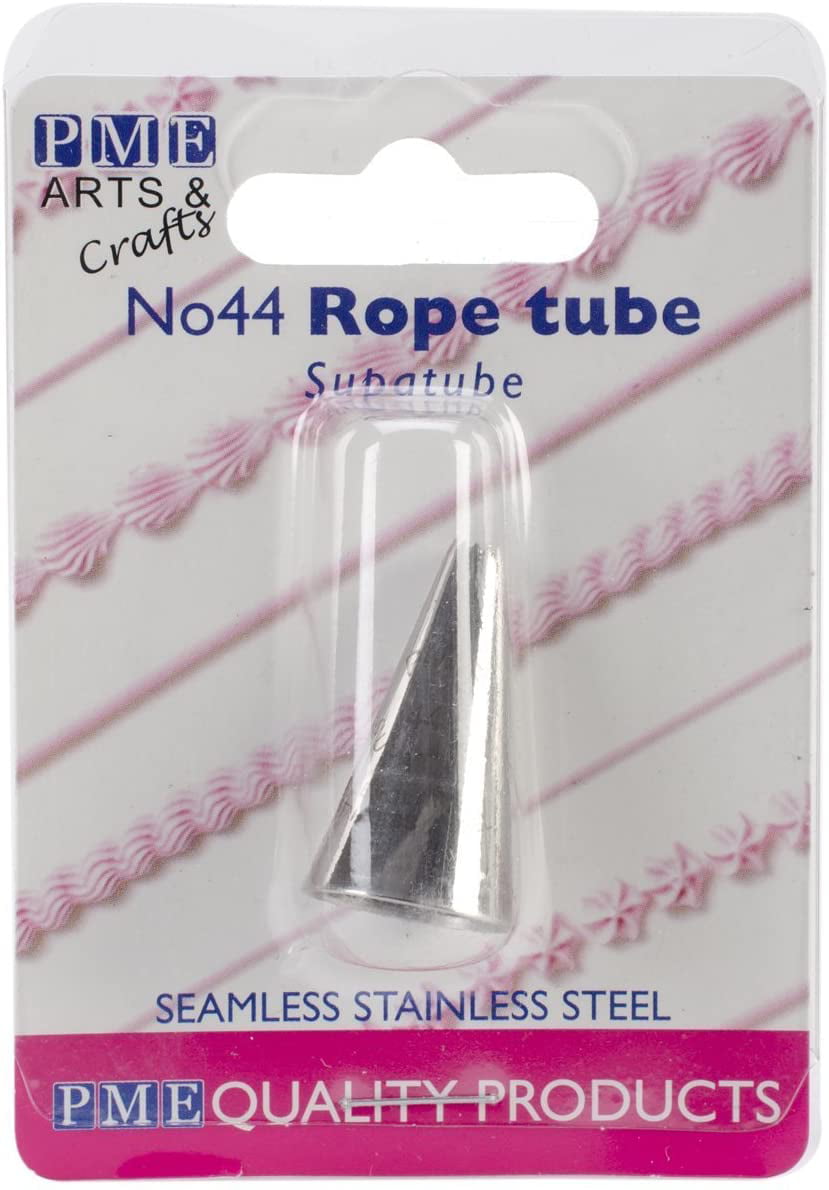 PME ST44 Rope Large No.44-Icing Supatube Tip Silver
