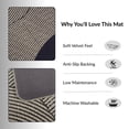 thumbnail image 4 of Geometric Beige Kitchen Mat Set, 4 of 7