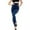A-Blue79, variant on Yuanlong Womens Jeans Skinny Pearl Trim Washed High Waisted Studded Denim Trousers Daily Wear Casual Stretchy Slim Pants
