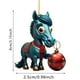 thumbnail image 3 of Adorno colgante Lemononstore 2D con diseño de caballo de dibujos animados, pequeño colgante de acrílico, accesorios G, 3 of 8