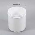 thumbnail image 3 of Unique Bargains Plastic Paint Pail 0.16 -Gallon/600mL with Sealing Strip Lids White 2Packs, 3 of 6