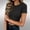 Black1, variant on LIaqionyy Womens Crop Tops Crew Neck Ribbed Short Sleeve Summer Basic Tees Slim Shirts Casual Going out Outfits