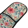 thumbnail image 2 of Dailycode Double Sided Oven Mitt with Loop Heat Resistant Kitchen Long Potholders 7" x 35" Watercolor Blooming Wildflowers, 2 of 6