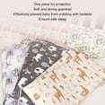 thumbnail image 3 of COJÍN DE PARACHOQUES DE CAMA PARA BEBÉS, Paracoques de Bebé Resistente a la Colisión para la Piel, Evita la Caída de los Bordes de Algodón Fácil de Instalar Luz para El, 3 of 7