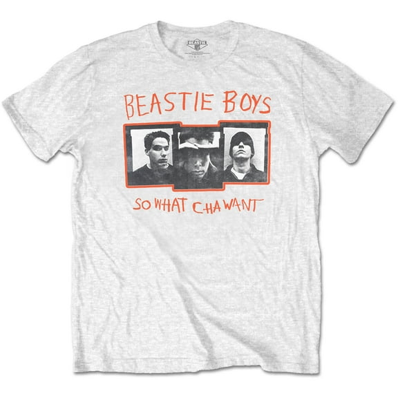 Beastie Boys So What Cha Want Slim-Fit T-Shirt White Small