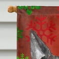thumbnail image 3 of Caroline's Treasures SC9589CHF Bull Terrier Drapeau de Noël en Toile Flocon de Neige Rouge Taille Maison, 3 of 4