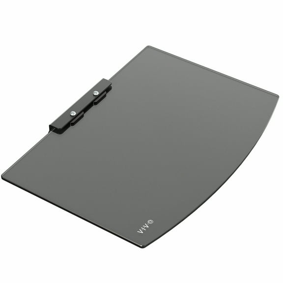 VIVO Floating Wall Mount 14" Tempered Glass Shelf for DVD Player, Gaming, Audio
