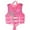 Z01-Pink, variant on MUXiin Kids Swim Vest Boys Begin To Swim Cartoon Swim Vest with Adjustable Safety Strap Buoyancy Swimming Aid for Paddle Sports, Kayaking, Canoeing, Boating